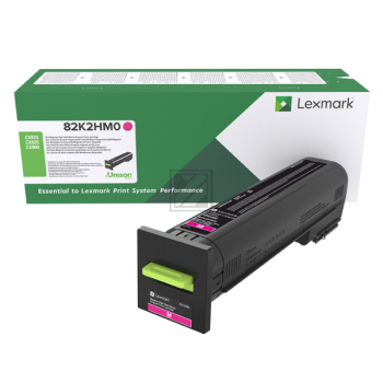 82K2HM0 / magenta / original LEXMARK Toner magenta / 82K2HM0 / 17000 S.
