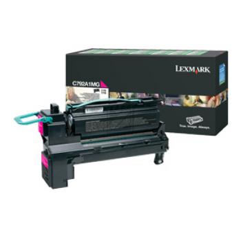 C792A1MG / magenta / original LEXMARK Toner magenta / C792A1MG / 6000 S.