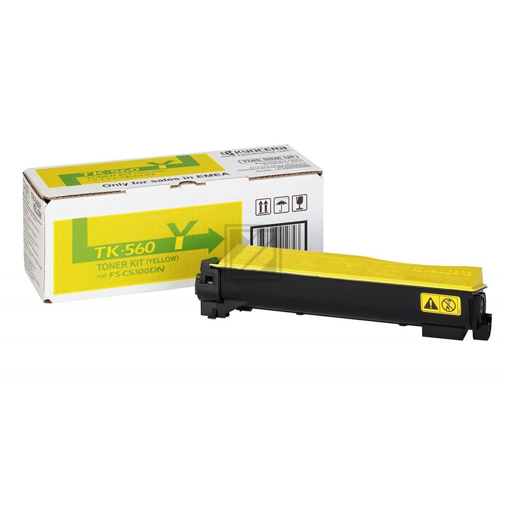 1T02HNAEU0 // TK560Y / gelb / original KYOCERA Toner gelb / 1T02HNAEU0 / 10000 S.