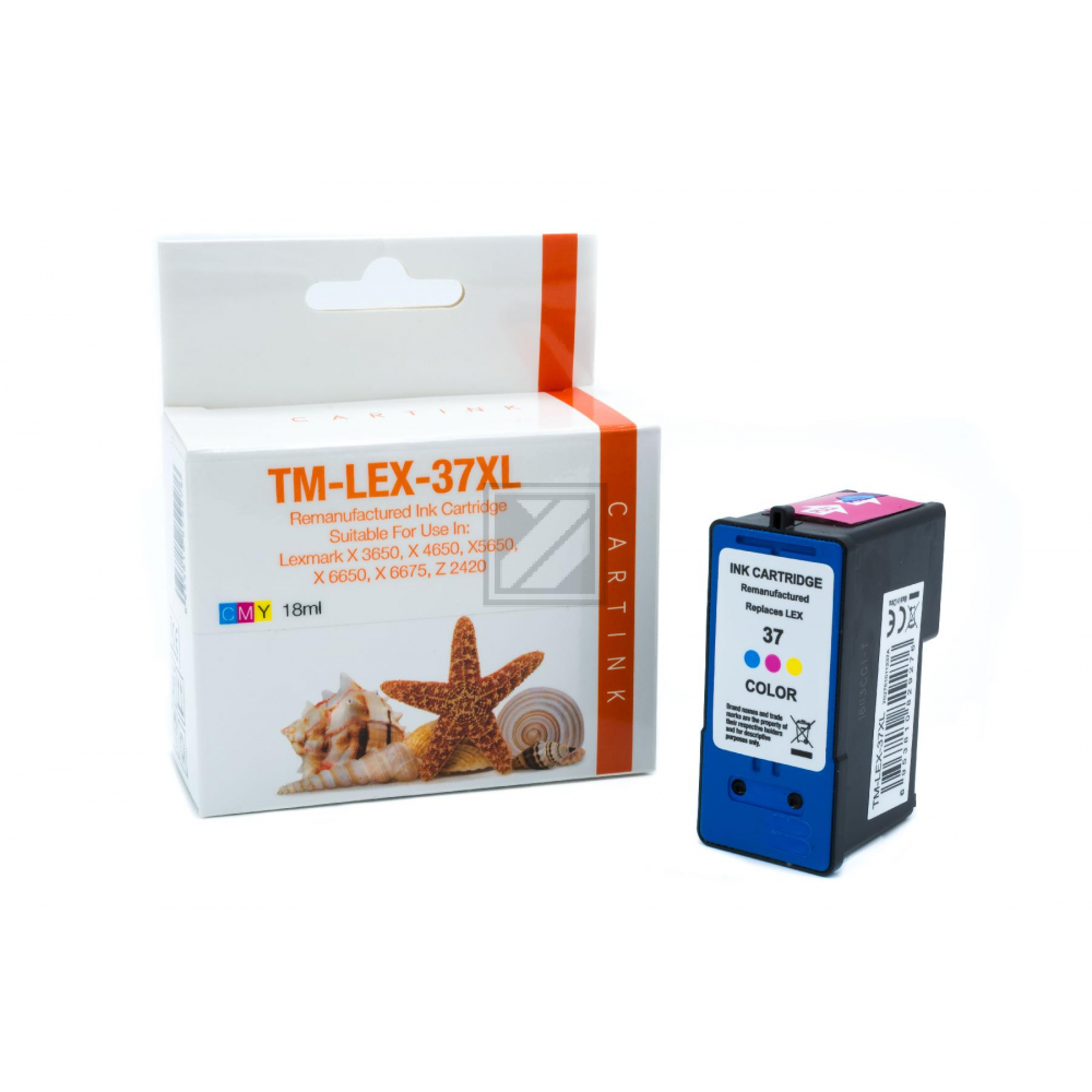 Refill Tinte Color für Lexmark  / 18C2180E / 18ml