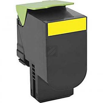 80C20Y0 // 802Y / gelb / original LEXMARK Toner gelb / 80C20Y0 / 1000 S.