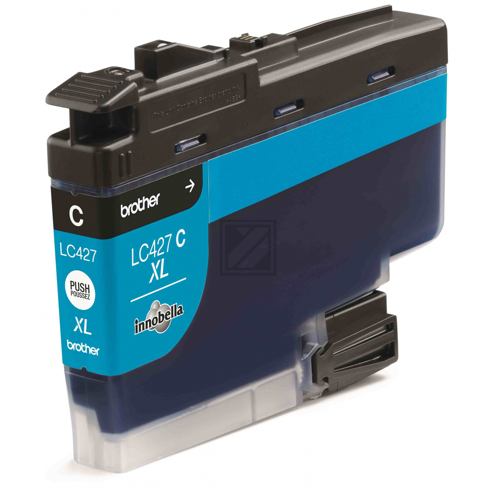 LC427XLC / cyan / original BROTHER Tintenpatrone cyan / LC427XLC / 5000 S.