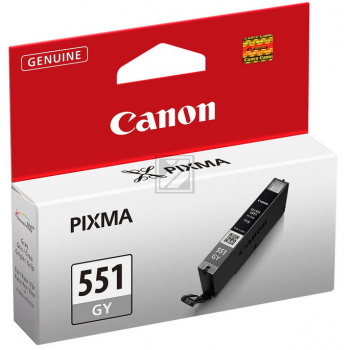 6512B001 // CLI551GY / original CANON Tintenpatrone grau / 6512B001 / 780 S. / 7.00 ml