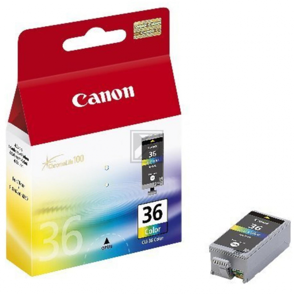 1511B001 // CLI36 / original CANON Tintenpatrone color / 1511B001 / 249 S. / 12.00 ml