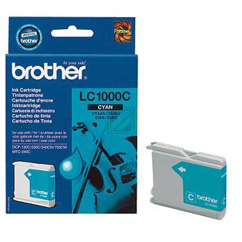 LC1000C / cyan / original BROTHER Tintenpatrone cyan / LC1000C / 400 S. / 6.50 ml