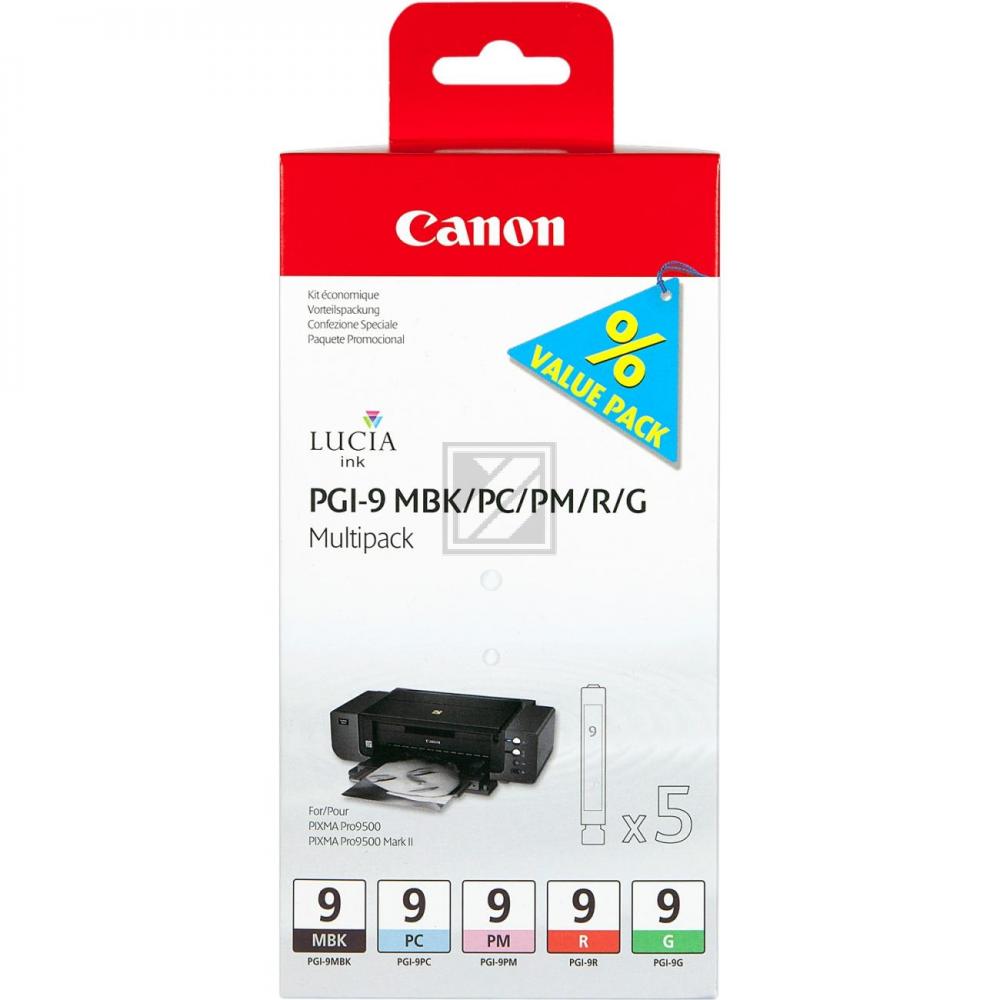 1033B013 // PGI9 / original CANON Tintenpatrone MultiPack / 1033B013 / 150 S.