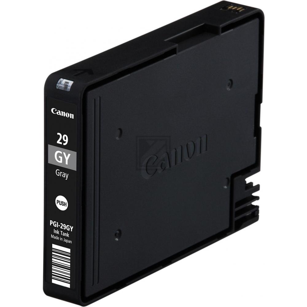 4871B001 // PGI29GY / original CANON Tintenpatrone grau / 4871B001 / 724 S. / 36.00 ml