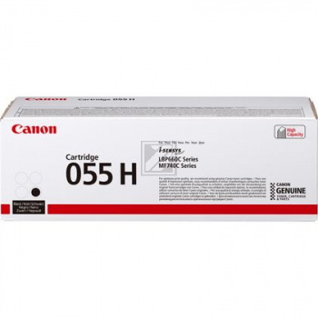 3020C004 // 055H / schwarz / original CANON Toner schwarz / 3020C004 / 7600 S.