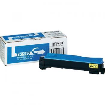 1T02HMCEU0 // TK550C / cyan / original KYOCERA Toner cyan / 1T02HMCEU0 / 6000 S.