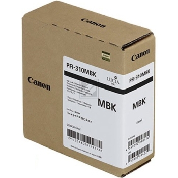 2358C001 // PFI310MBK / original CANON Tintenpatrone schwarz matt / 2358C001 / 330.00 ml