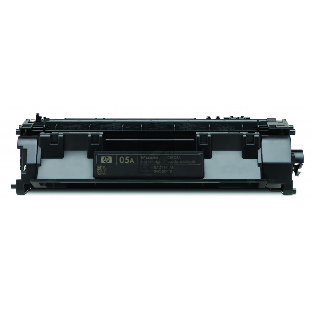 CE505A/05A Original Toner Black für HP LASERJET / 05A/CE505A / 2.300 Seiten