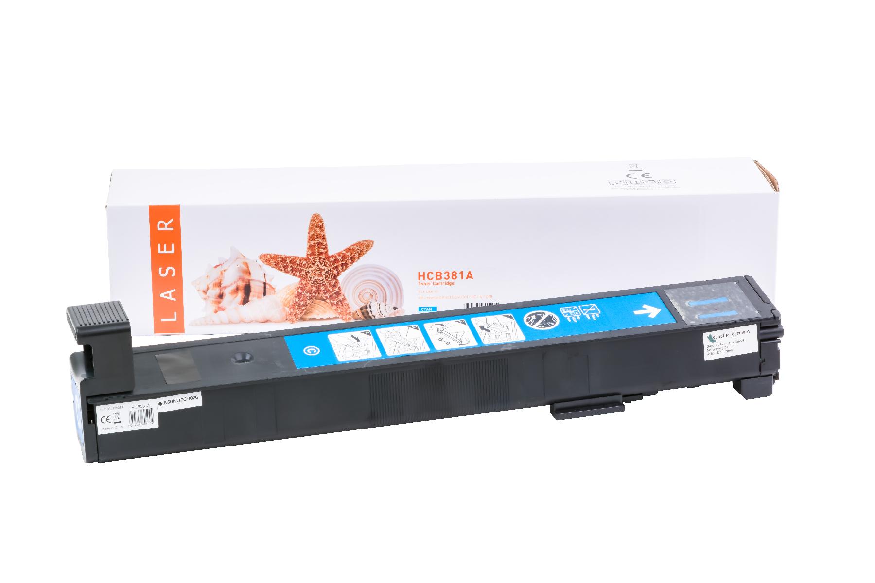 Alternativ Toner Cyan für HP / CB381A / 21.000 Seiten
