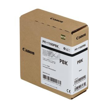 0850C001 // PFI1100PBK / schwarz / original CANON Tintenpatrone schwarz hell / 0850C001 / 160.00 ml