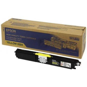 C13S050554 // 0554 / gelb / original EPSON Toner gelb / C13S050554 / 2700 S.
