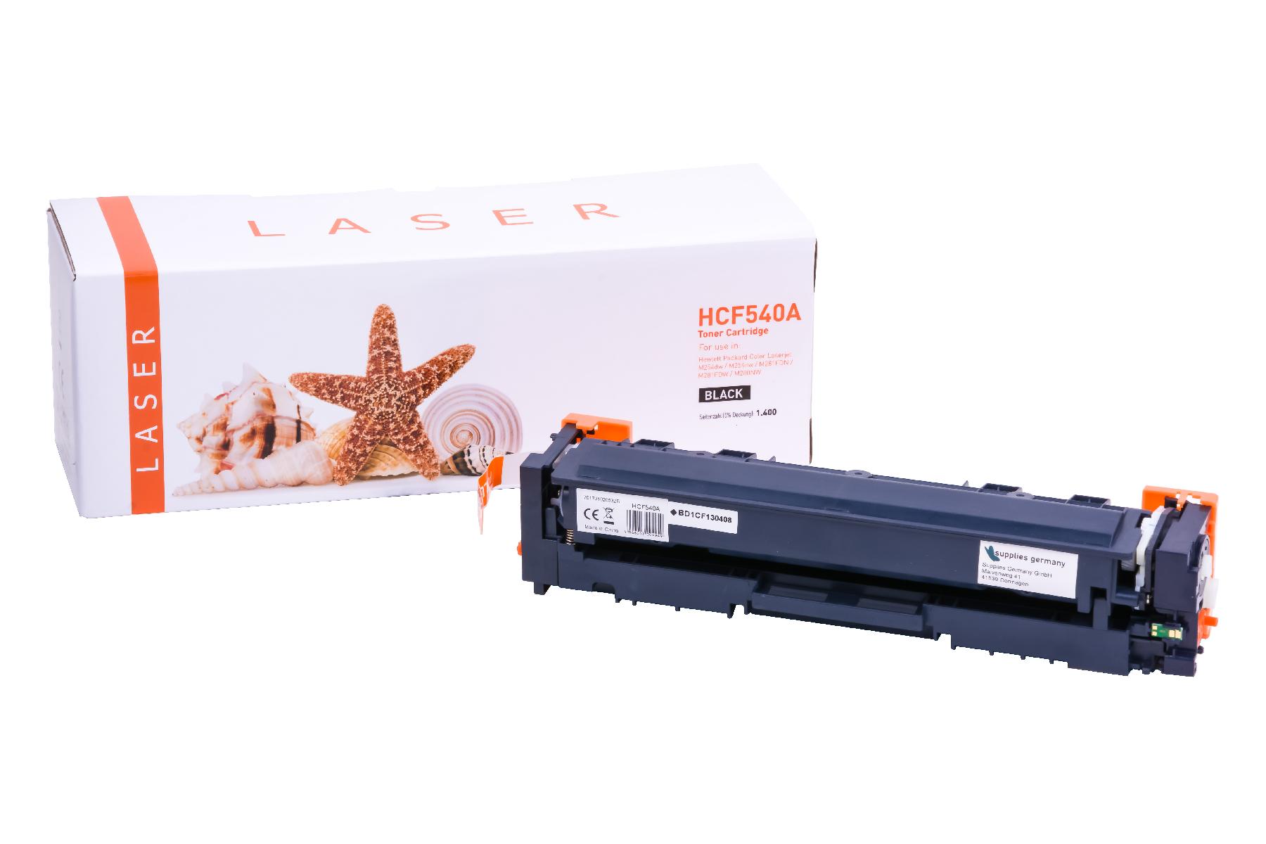 Alternativ Toner Black für HP / CF540A / 1.400 Seiten