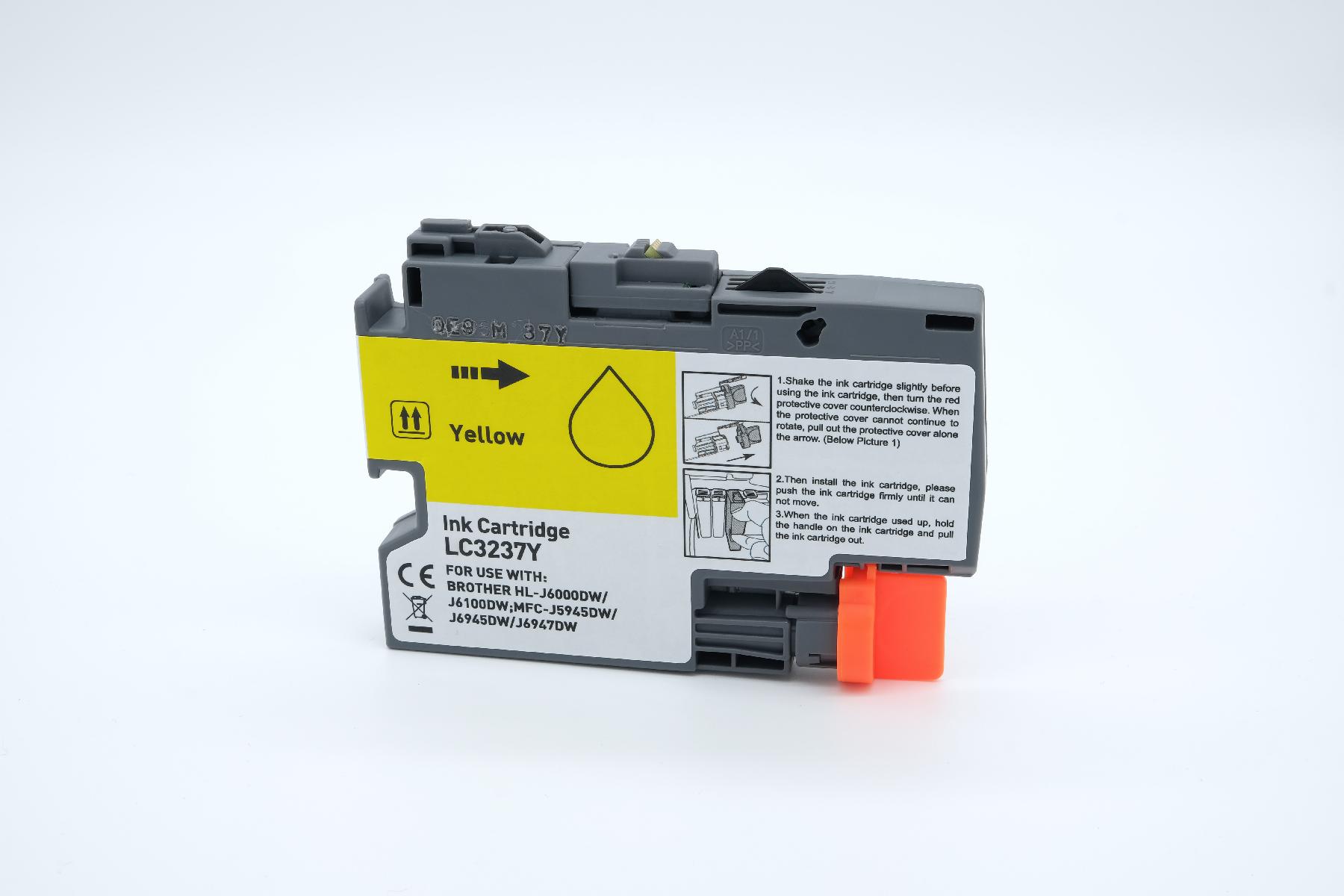 Alternativ Tinte Yellow für Brother / LC3237XLY / 19ml