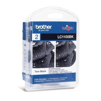 LC1100BKBP2 / original BROTHER Tintenpatrone schwarz / LC1100BKBP2 / 450 S. / 9.50 ml