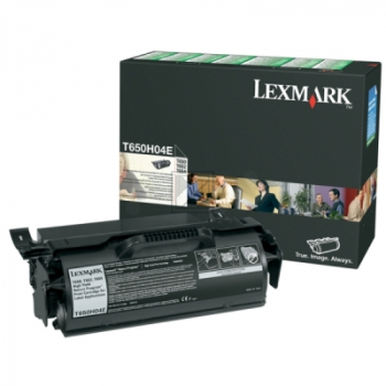 T650H04E / schwarz / original LEXMARK Toner schwarz / T650H04E / 25000 S.