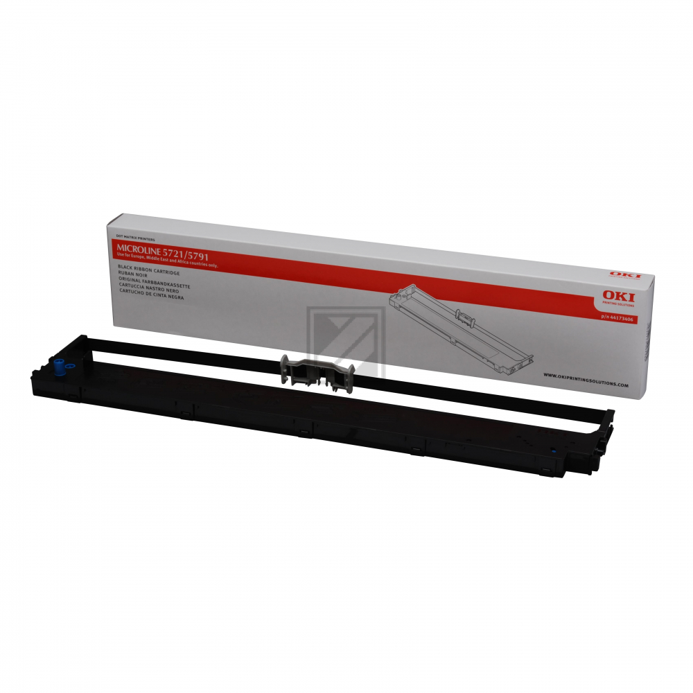 44173406 / schwarz / original OKI Nylonband schwarz / 44173406 / 13000000 Char.