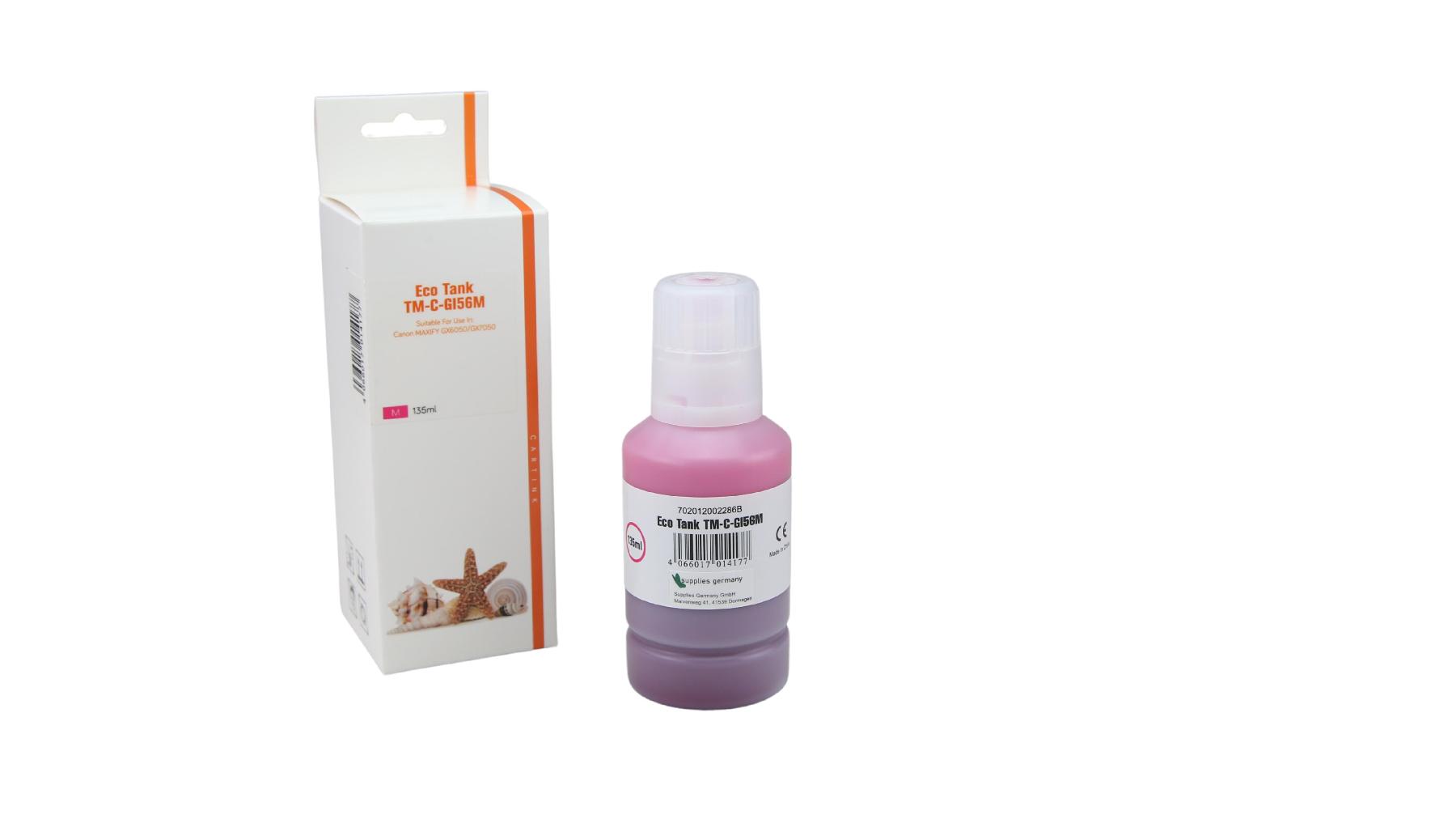 Alternativ GI56M Eco Tank Nachfüllflasche Magenta für Canon / GI56 / 135ml