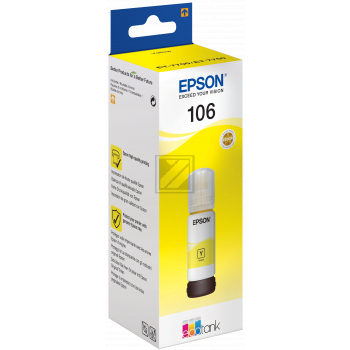 C13T00R440 // 106 / gelb / original EPSON Tintenflasche gelb / C13T00R440 / 5000 S. / 70.00 ml