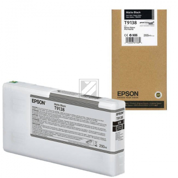 C13T913900 // T9139 / schwarz / original EPSON Tintenpatrone schwarz hell hell / C13T913900 / 200.00 ml