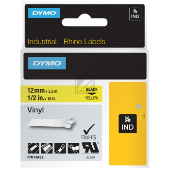 18432 // S0718450 / schwarz / original DYMO Farbband / 18432