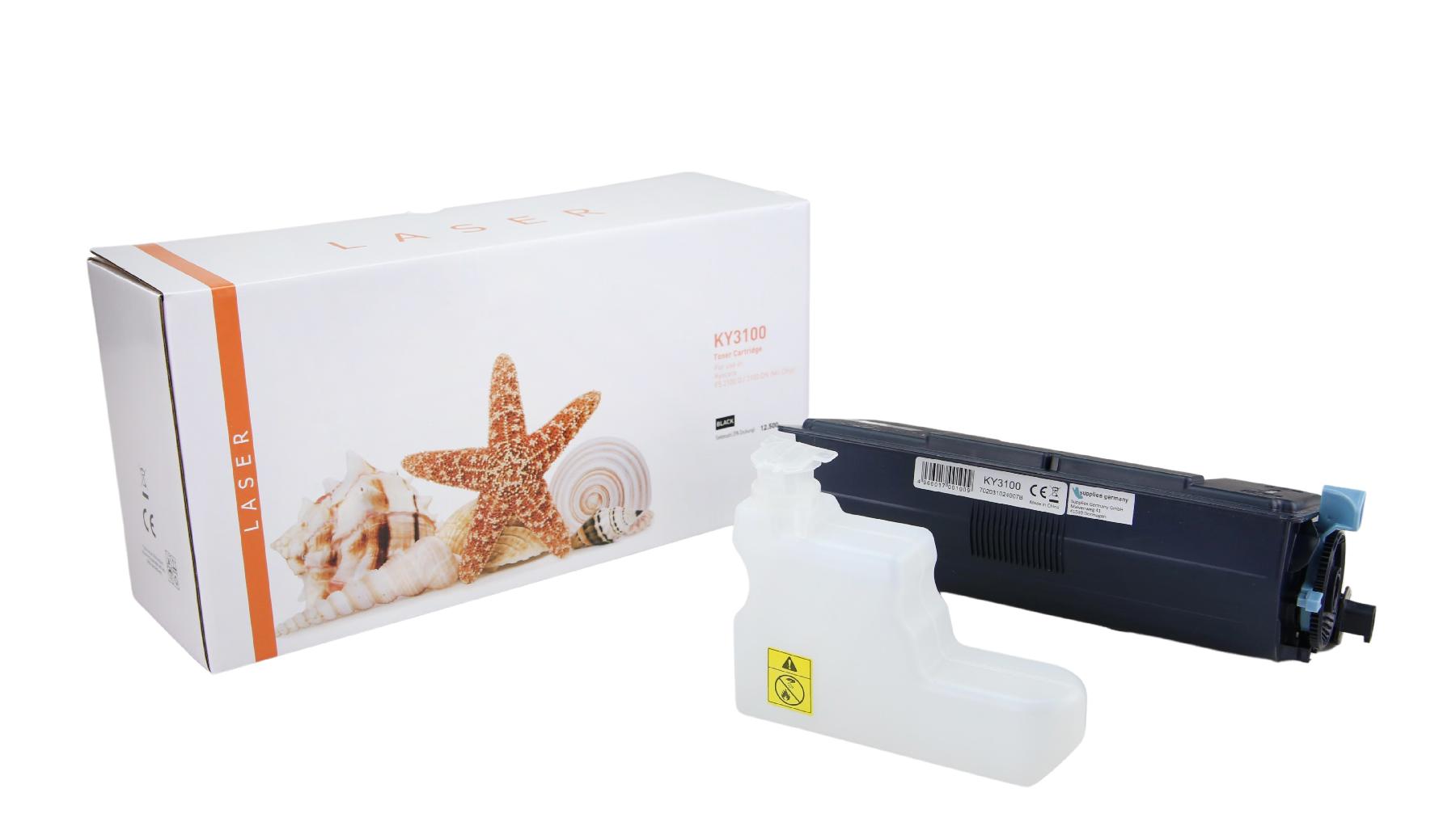 Alternativ Toner Black für Kyocera  / TONTK3100 / 12.500 Seiten