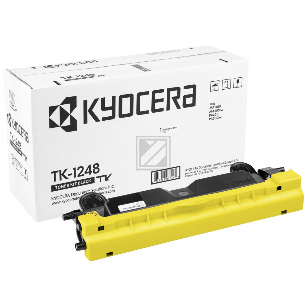 1T02Y80NL0 // TK1248 / schwarz / original KYOCERA Toner schwarz / 1T02Y80NL0 / 1500 S.