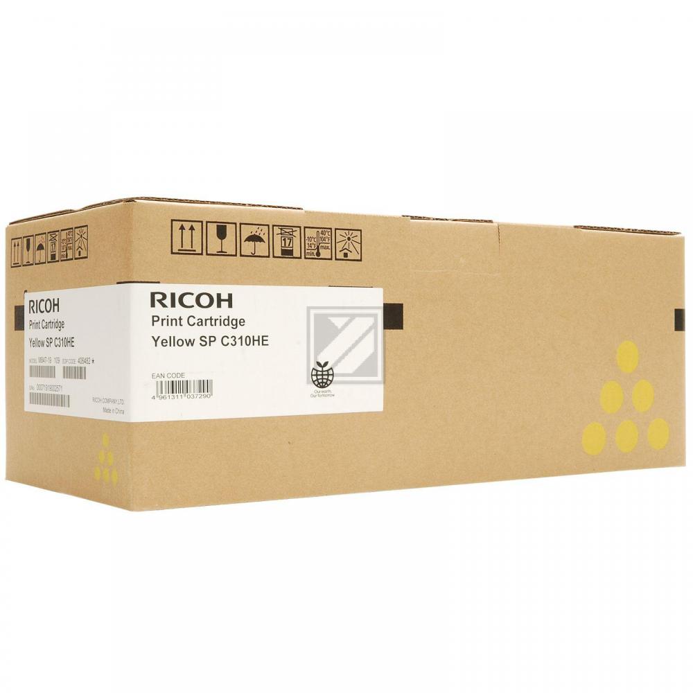 406482 // SPC310HE / gelb / original RICOH Toner gelb / 406482 / 6000 S.