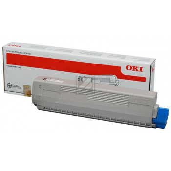 47095703 OKI C824 TONER CYAN / 47095703