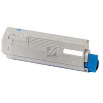 43865723 / cyan / original OKI Toner cyan / 43865723 / 6000 S.