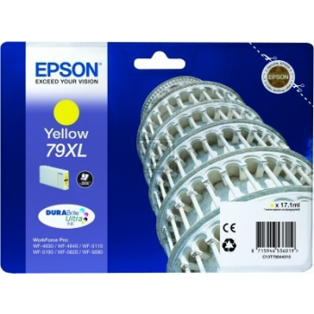 C13T79044010 // 79XL / gelb / original EPSON Tintenpatrone gelb / C13T79044010 / 2000 S. / 17.10 ml