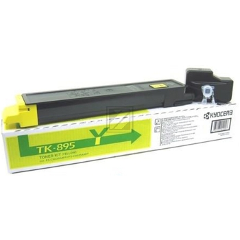 1T02K0ANL0 // TK895Y / gelb / original KYOCERA Toner gelb / 1T02K0ANL0 / 6000 S.