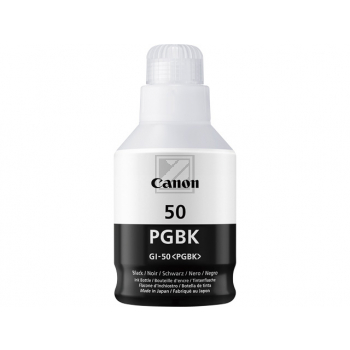 3386C001 // GI50PGBK / schwarz / original CANON Tintenflasche schwarz / 3386C001 / 6000 S. / 170.00 ml