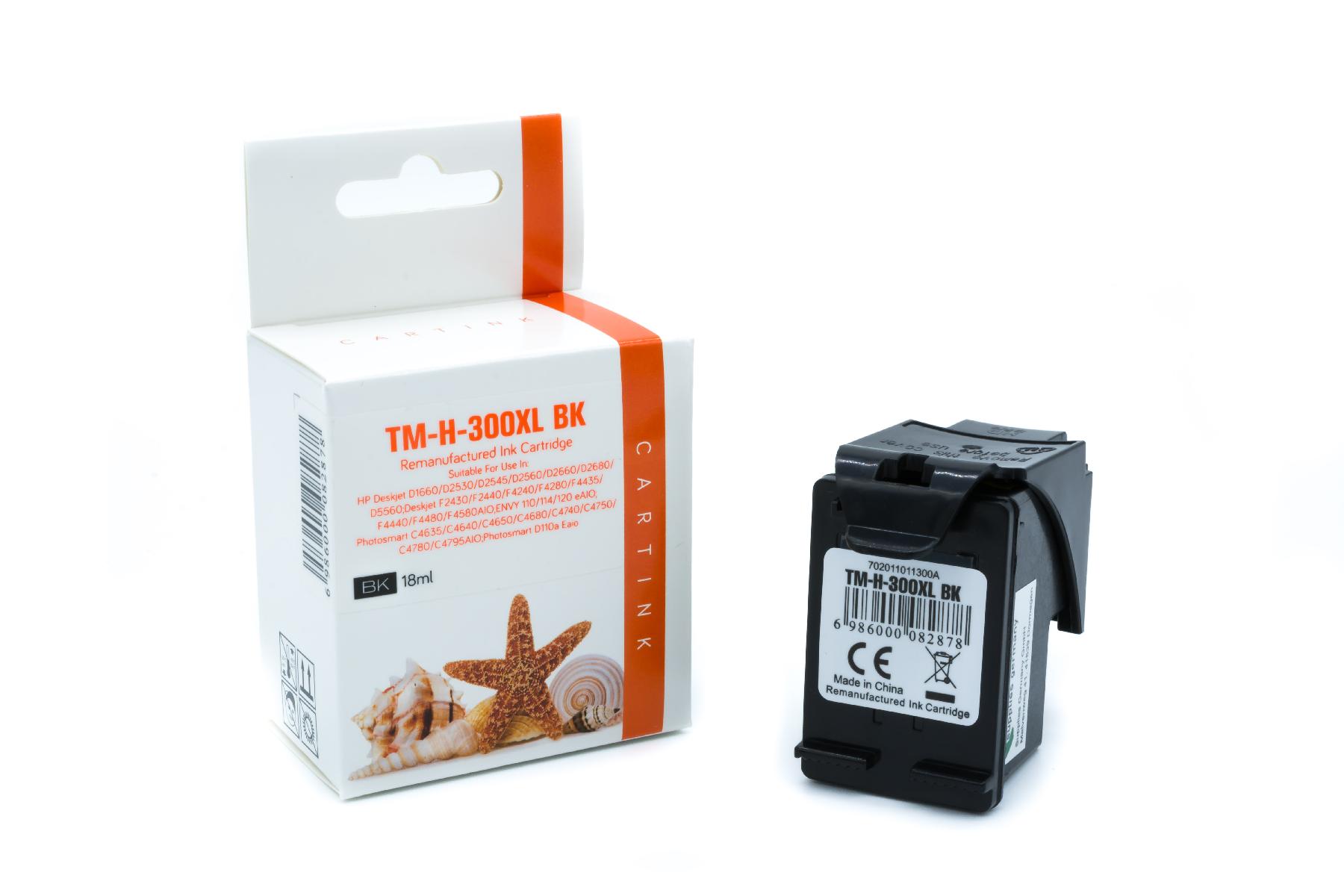 Refill Tinte Black für HP / CC641EE / 16ml