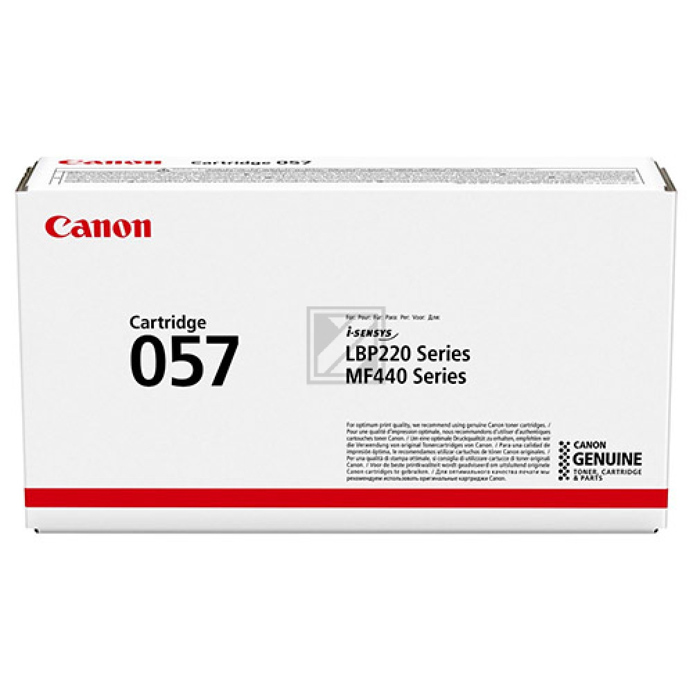 3009C002 // 057 / original CANON Toner schwarz / 3009C002 / 3100 S.