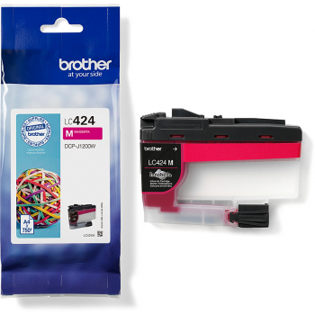 LC424M / magenta / original BROTHER Tintenpatrone magenta / LC424M / 750 S.