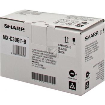 MXC30GTB / schwarz / original SHARP Toner schwarz / MXC30GTB / 6000 S.
