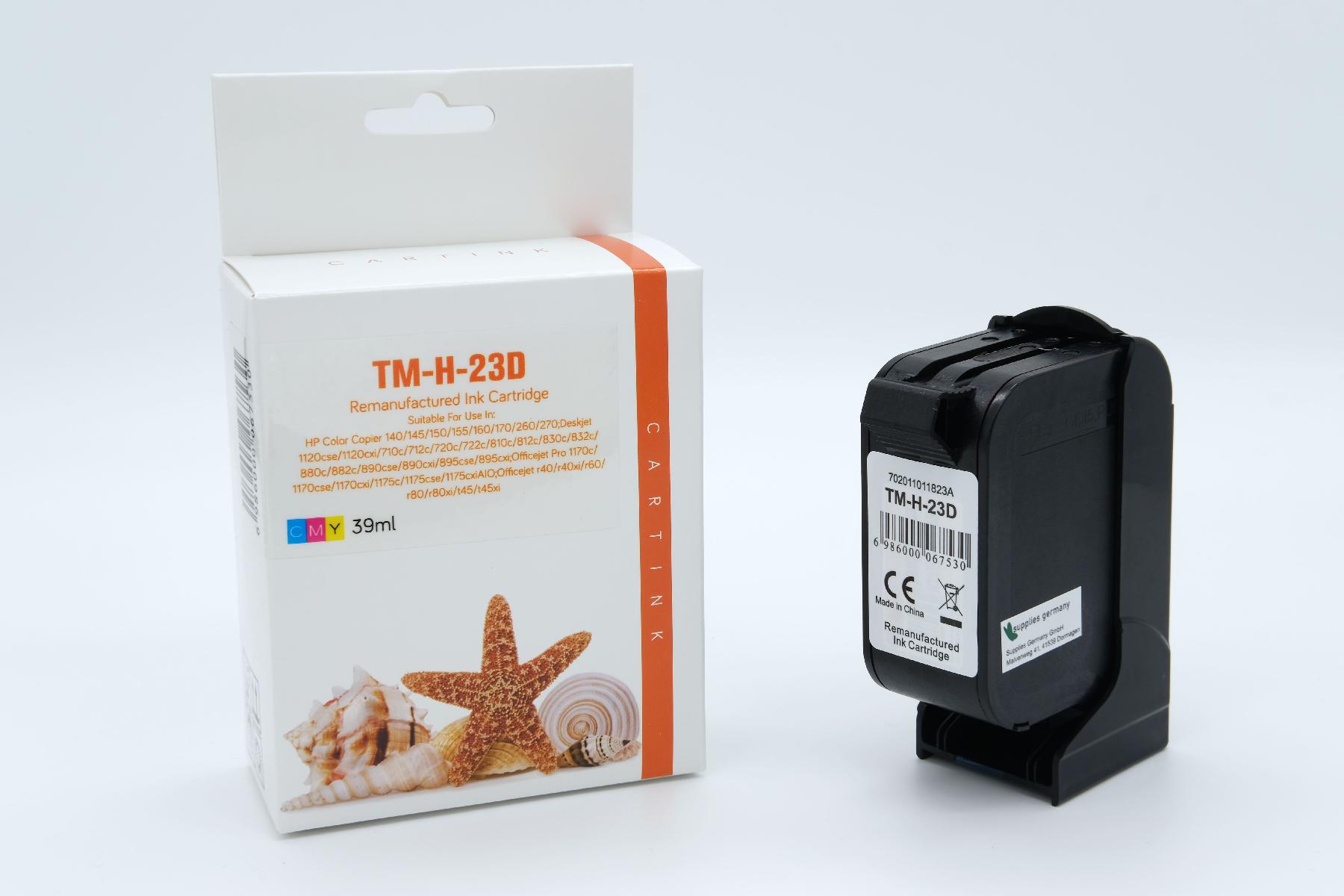 Refill Tinte Color für HP / C1823DE / 39ml