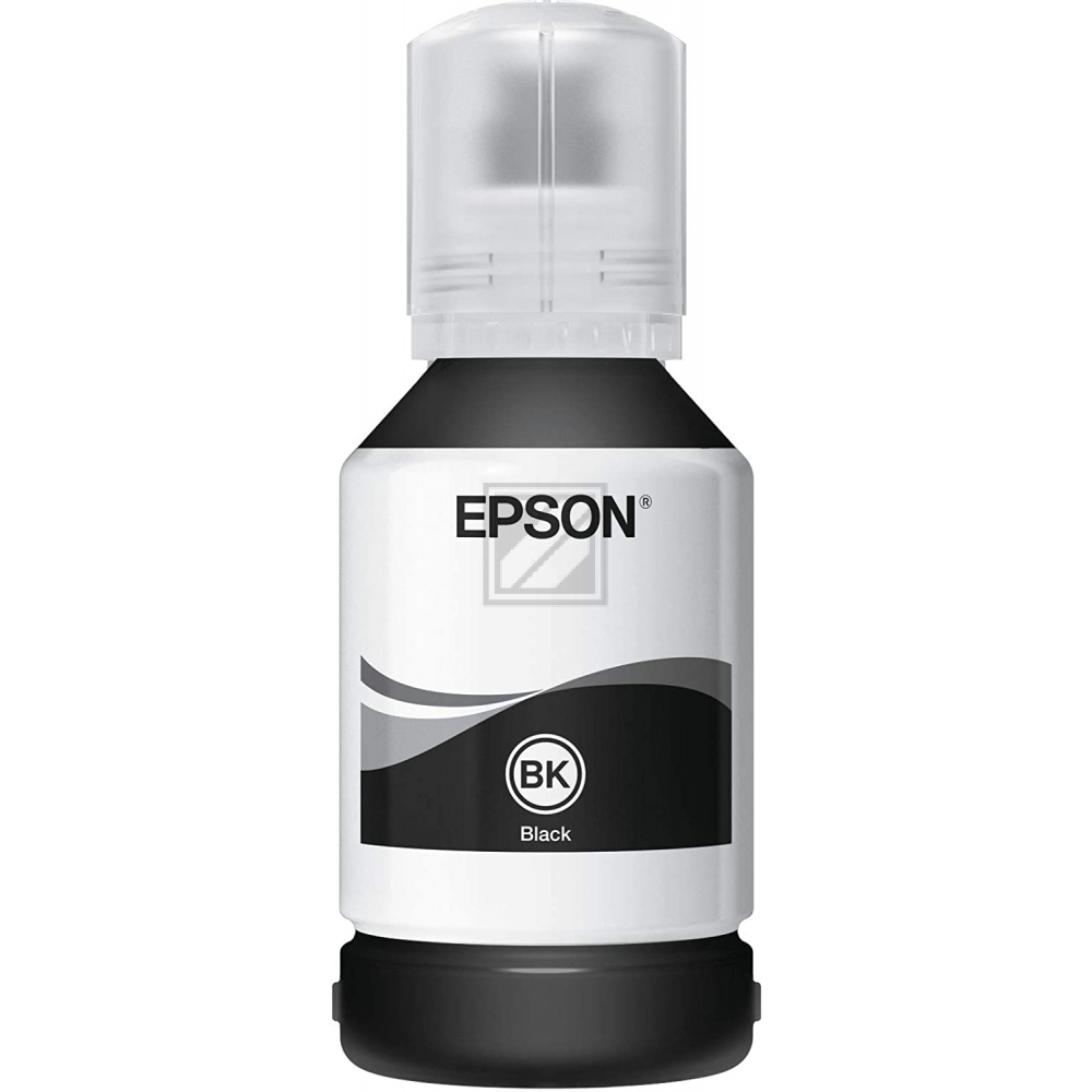 C13T00Q140 // 105 / schwarz / original EPSON Tintenflasche schwarz / C13T00Q140 / 8000 S. / 140.00 ml