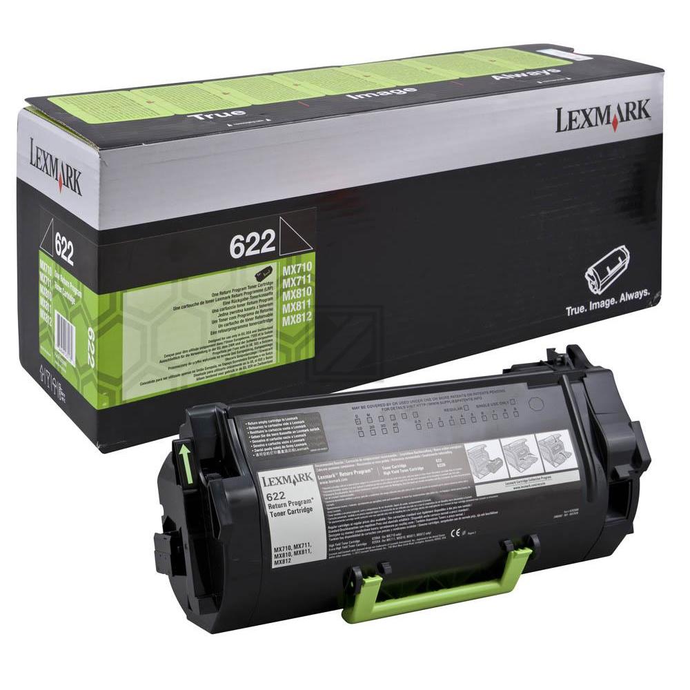 62D2000 // 622 / schwarz / original LEXMARK Toner schwarz / 62D2000 / 6000 S.