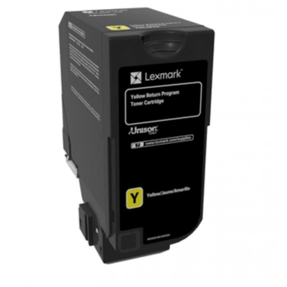 74C2HY0 / gelb / original LEXMARK Toner gelb / 74C2HY0 / 12000 S.