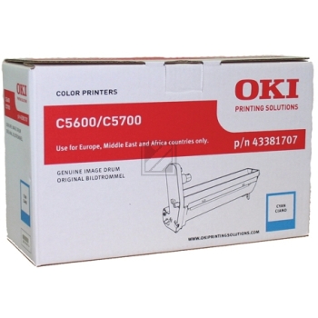 43381707 / cyan / original OKI Drum Kit / 43381707 / 20000 S.
