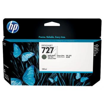 B3P22A // 727 / schwarz / original HP Tintenpatrone schwarz matt / B3P22A / 130.00 ml