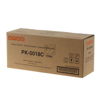 1T02TWCUT0 // PK5018C / cyan / original UTAX Toner cyan / 1T02TWCUT0 / 11000 S.
