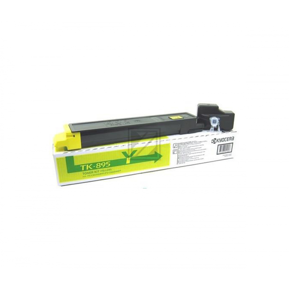 1T02K0ANL0 // TK895Y / gelb / original KYOCERA Toner gelb / 1T02K0ANL0 / 6000 S.
