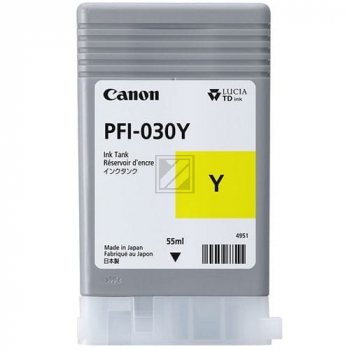 3492C001 // PFI030Y / gelb / original CANON Tintenpatrone gelb / 3492C001 / 55.00 ml