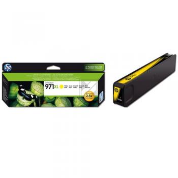 CN628AE // 971XL / gelb / original HP Tintenpatrone gelb / CN628AE / 6600 S. / 83.00 ml