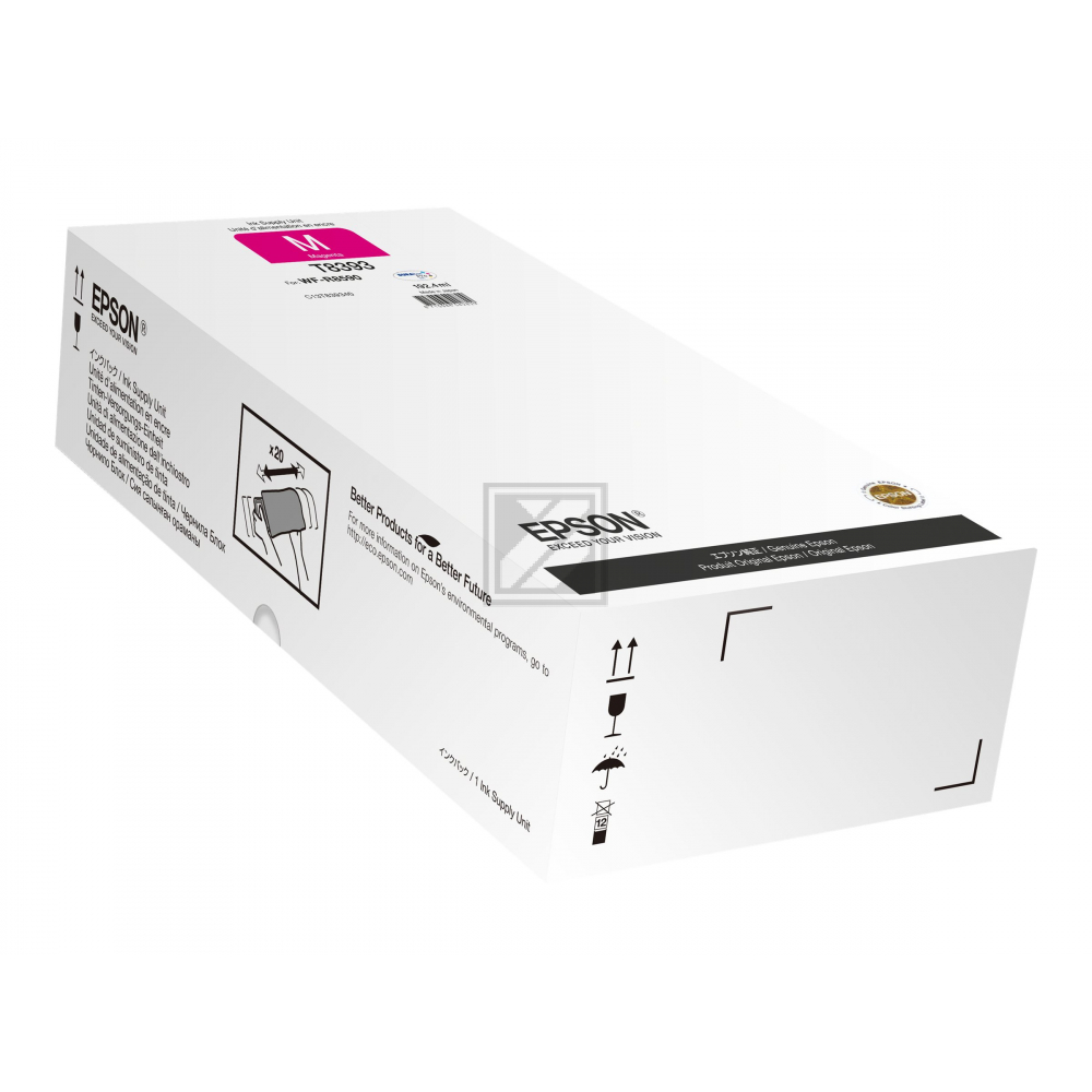 C13T83934N // T8393 / magenta / original EPSON Tintenpatrone magenta / C13T83934N / 20000 S. / 192.40 ml